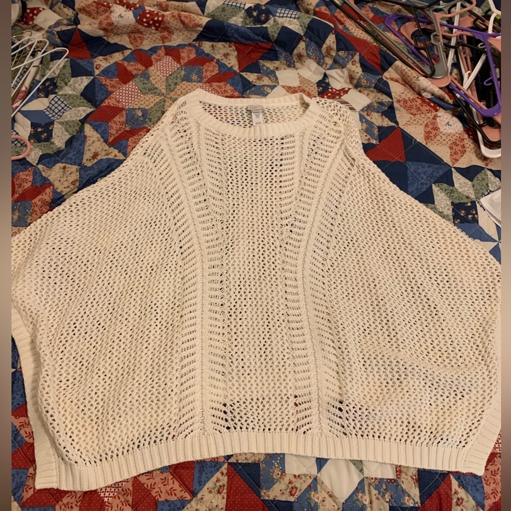 Cream sweater